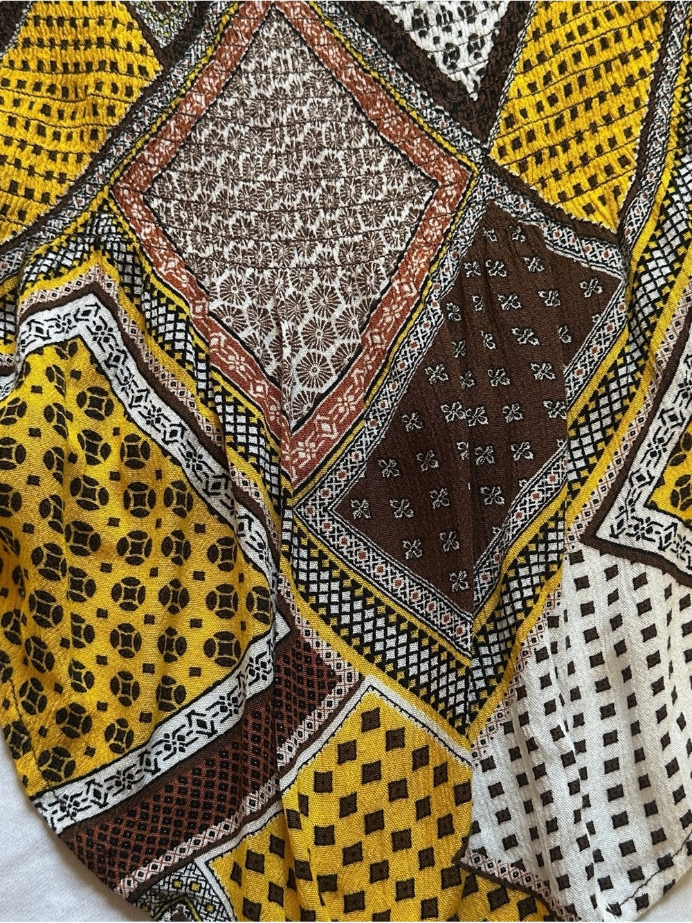 new look ⋆ patchwork boho top - Picture 6 of 8